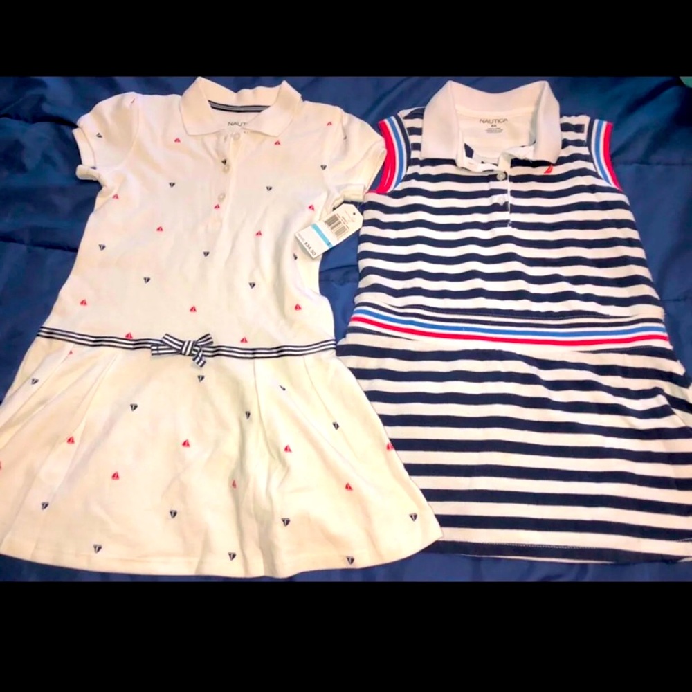 Girls Nautica Dress Bundle SZ-5-6
